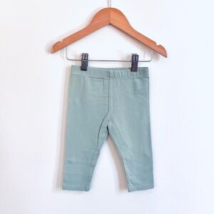 6/$20💥NEW Toddler Bike Shorts / Capri Cropped Leggings, Sage Green, Under Knee